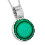 Perfect Round Malachite Necklace - Natural Designer Gemstone