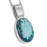 Rustic Beauty Tibetan Turquoise Necklace - Natural Designer Gemstone