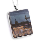 River After Dark: Cherry Creek Jasper Necklace - Natural Designer Gemstone