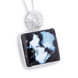 Natural Freeform Hubei Turquoise Necklace - Natural Designer Gemstone