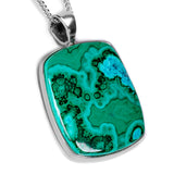 Perfect Azurite-Malachite Necklace - Natural Designer Gemstone