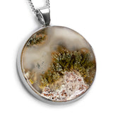 Perfect Indonesian Moss Agate Necklace - Natural Designer Gemstone