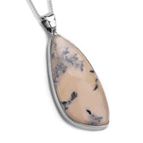 Simple Porcelain Jasper Necklace - Natural Designer Gemstone