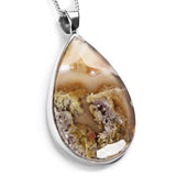 Pretty Indonesian Moss Necklace - Natural Designer Gemstone