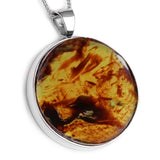 Genuine Indonesian Amber Necklace - Natural Designer Gemstone