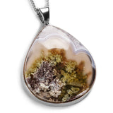 Lovely Indonesian Moss Agate Necklace - Natural Designer Gemstone