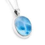 Classic Beauty Larimar Gemstone Necklace