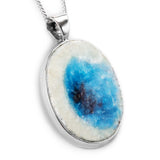 Blue Ice Glacierite Necklace - Designer Gemstone