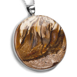 'Sand Storm' Petrified Palm Root Necklace - Natural Designer Gemstone