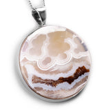 Fantastic Indonesian Moss Agate Necklace - Natural Designer Gemstone