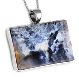 'Rocky Seashore' Opalized Petrified Wood Necklace - Natural Designer Gemstone