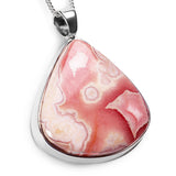 Argentinian RHODOCHROSITE Necklace - Natural Designer Gemstone