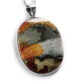 'Pretty as a Picture' Opalized Petrified Wood Necklace - Natural Designer Gemstone