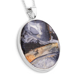 “Somewhere We Belong” Maligano Jasper Necklace in Silver