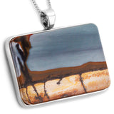 'Peaceful Night' Cherry Creek Jasper Necklace - Stunning Natural Designer Gemstone