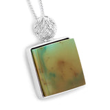 Bamboo Mountain Turquoise Necklace - Natural Designer Gemstone