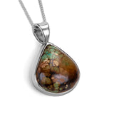 Tibetan Turquoise Necklace - Natural Designer Gemstone