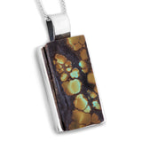 Unisex Bamboo Mountain Turquoise Necklace – Raw Earth Luxury