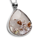 Indonesian "Copper Confetti" Chrysocolla Necklace - Natural Designer Gemstone