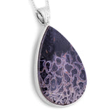 Rare Indonesian Fossilised Palm Root Necklace - Natural Designer Gemstone