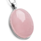 Great Quality Rose Quartz Necklace - Natural Designer Gemstone