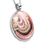 Rhodochrosite Necklace - Natural Designer Gemstone