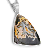 Madagascan Ocean Jasper Gemstone Necklace - Natural Designer Gemstone