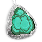 Unapologetically BOLD Malachite Power Necklace - Natural Designer Gemstone