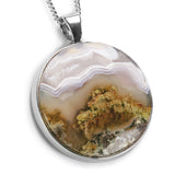 Fabulous Indonesian Moss Agate Necklace - Natural Designer Gemstone