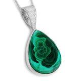 Beautiful Malachite Necklace - Natural Designer Gemstone