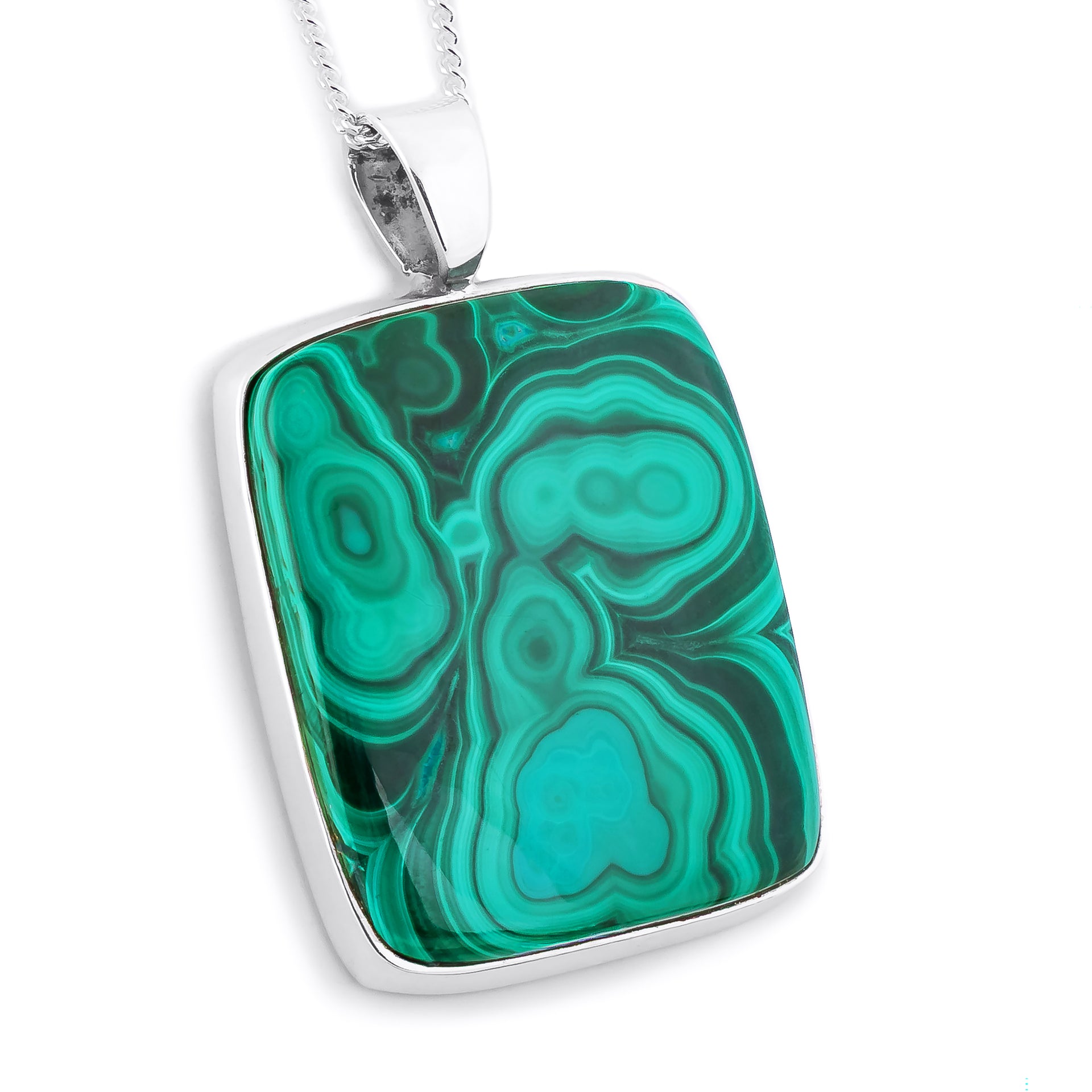 Natures Rebel – Malachite Gemstone Necklace