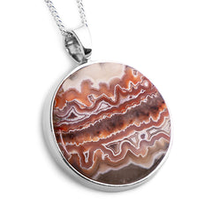 Mexican Crazy Lace Agate Necklace