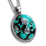 Gorgeous Tibetan Turquoise Necklace - Natural Designer Gemstone