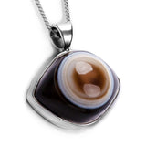 Eye Agate Necklace - Natural Designer Gemstone