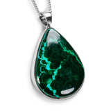 African Malachite Necklace - Natural Designer Gemstone