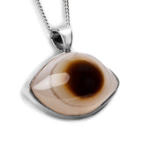 Captivating Eye Agate Necklace - Natural Designer Gemstone