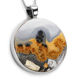 Rare Indonesian Maligano Jasper Necklace - Natural Designer Gemstone