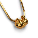 Sloth Necklace in Silver
