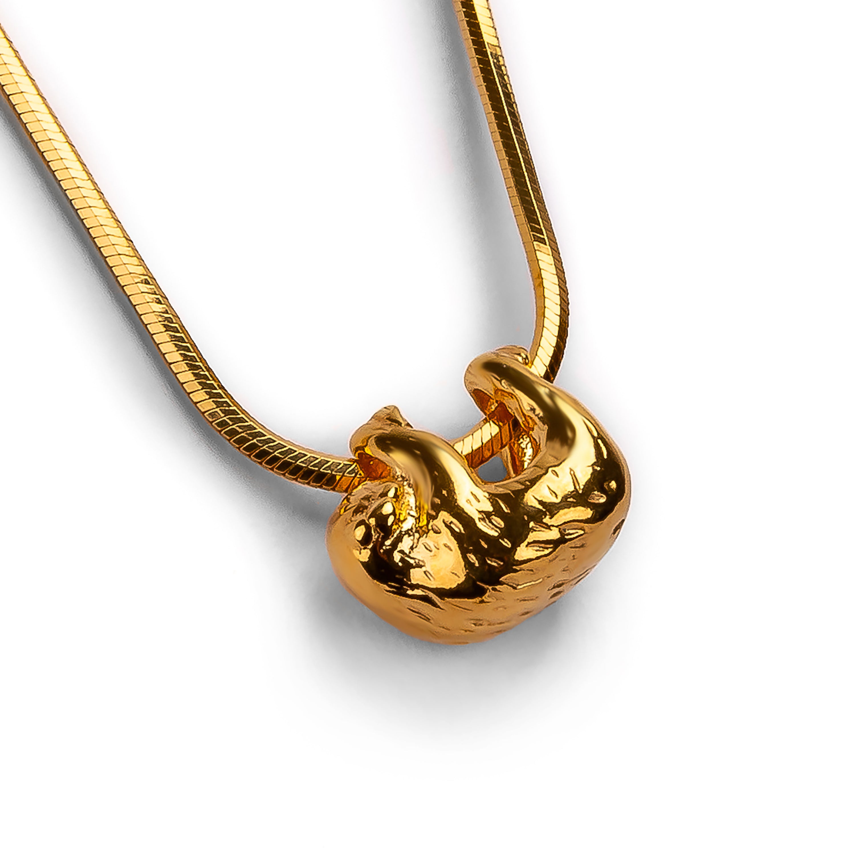 Sloth Necklace in Silver