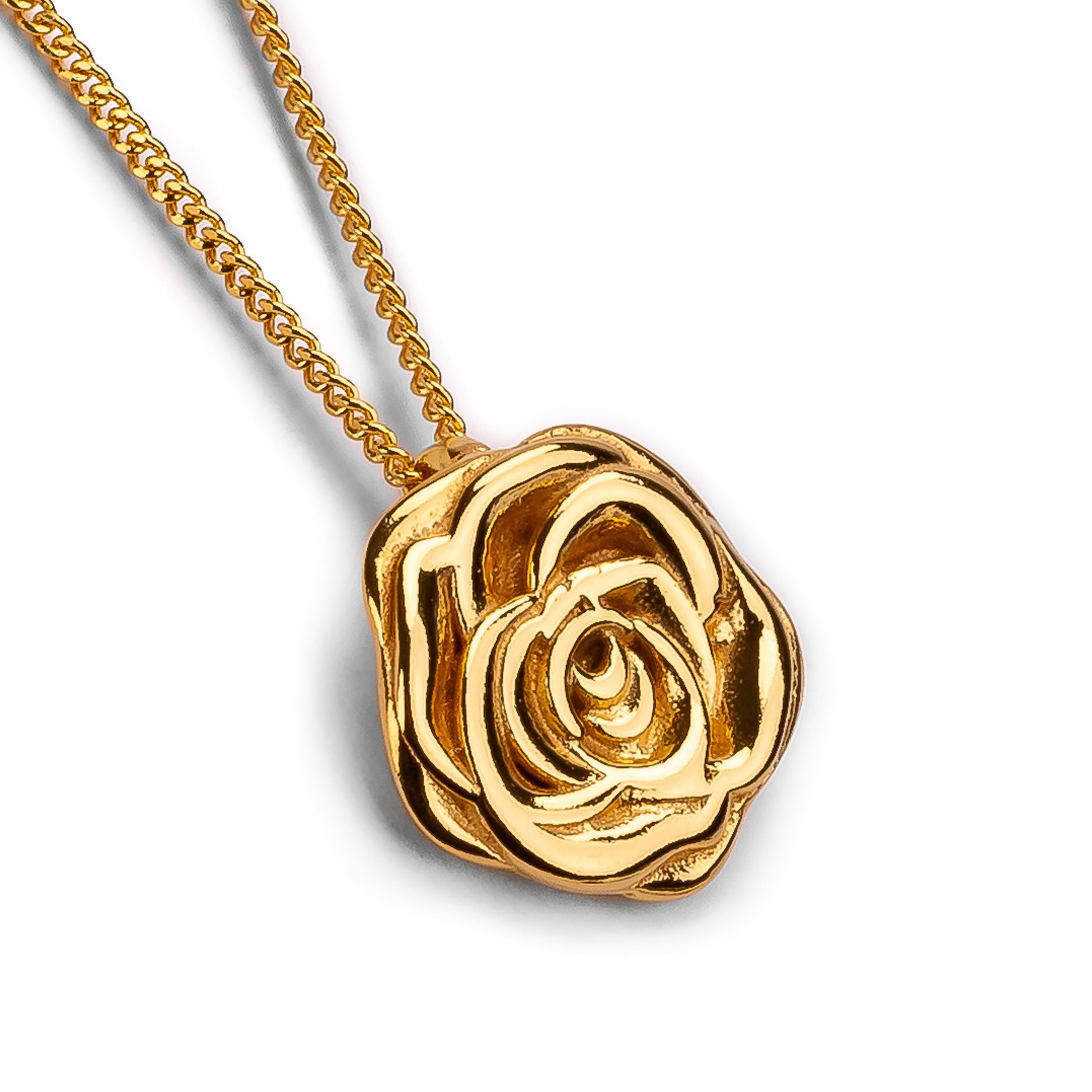Cos. Rose Silver Rose Necklace | Rose Jewellery | Henryka UK