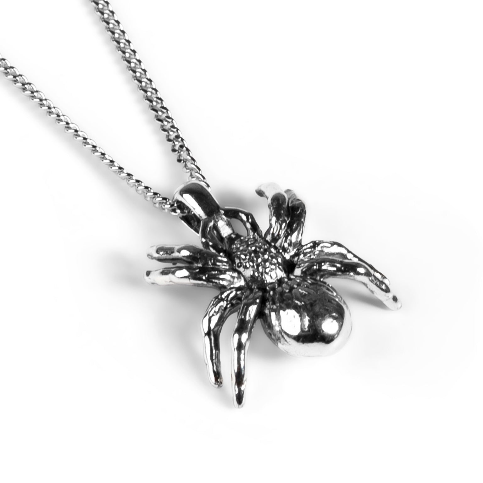 Tarantula Spider Necklace in Silver with 24ct Gold