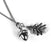 Acorn and Oak Leaf Necklace in Silver