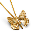 English Butterfly in Silver