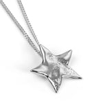 Dazzling Star Necklace in Silver