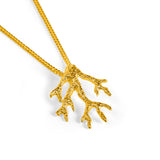 Coral Reef Necklace in 24ct Gold
