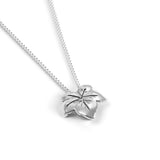 Ivy Leaf Necklace in Silver with 24ct Gold