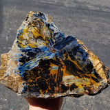 Stunning African Pietersite Statement Ring - Natural Designer Gemstone