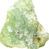 Simple Elegance Prehnite Necklace Handmade in Solid 925 Sterling Silver & Gold