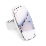 'Frozen Paradise' Dendritic Opal Statement Ring