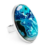 Top Quality Shattuckite Statement Ring - Natural Designer Gemstone